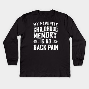 Mens-Funny Kids Long Sleeve T-Shirt